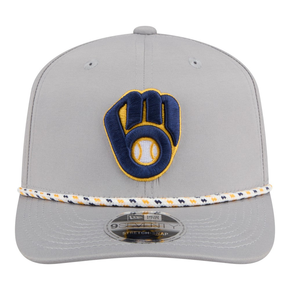 Milwaukee Brewers New Era Sport Rope 9SEVENTY Adjustable Hat - MLB