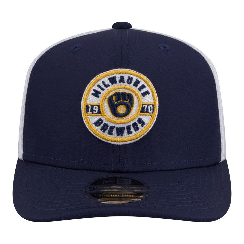 Milwaukee Brewers New Era Active 9SEVENTY Adjustable Trucker Hat - MLB
