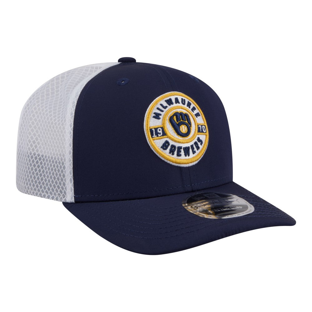 Milwaukee Brewers New Era Active 9SEVENTY Adjustable Trucker Hat - MLB