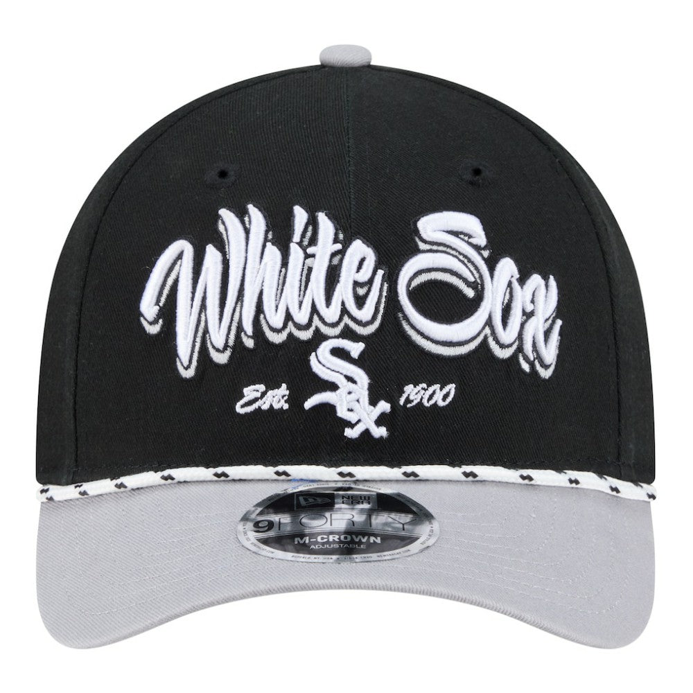 Chicago White Sox New Era Team Loyal 9FORTY M-Crown Adjustable Hat - MLB