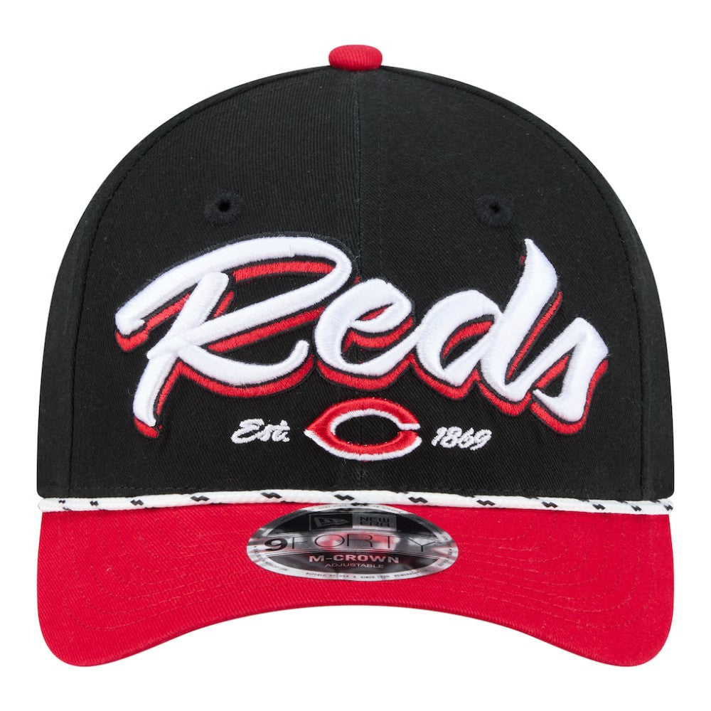 Cincinnati Reds New Era Team Loyal 9FORTY M-Crown Adjustable Hat - MLB