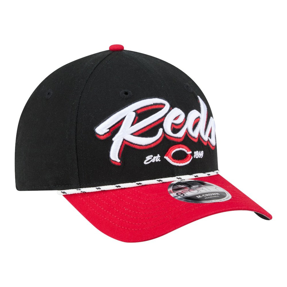 Cincinnati Reds New Era Team Loyal 9FORTY M-Crown Adjustable Hat - MLB