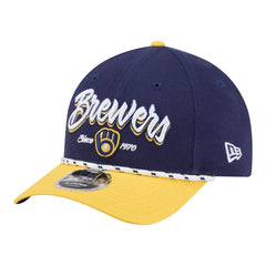 Milwaukee Brewers New Era Team Loyal 9FORTY M-Crown Adjustable Hat - MLB
