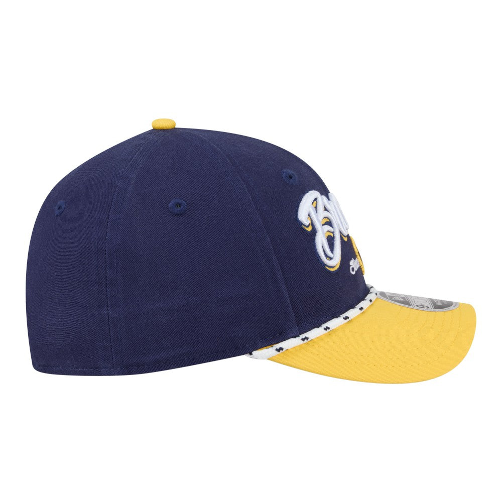 Milwaukee Brewers New Era Team Loyal 9FORTY M-Crown Adjustable Hat - MLB