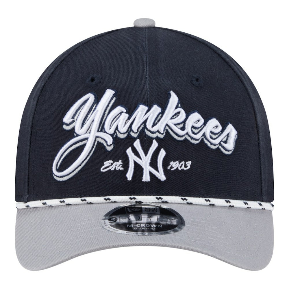 New York Yankees New Era Team Loyal 9FORTY M-Crown Adjustable Hat - MLB