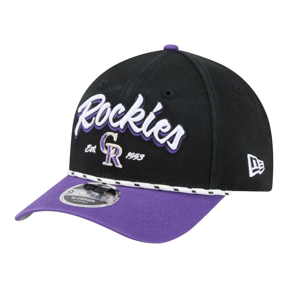Colorado Rockies New Era Team Loyal 9FORTY M-Crown Adjustable Hat - MLB
