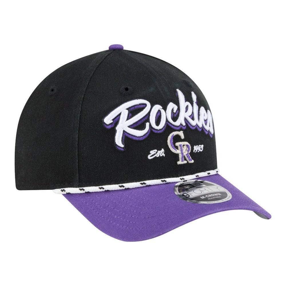 Colorado Rockies New Era Team Loyal 9FORTY M-Crown Adjustable Hat - MLB