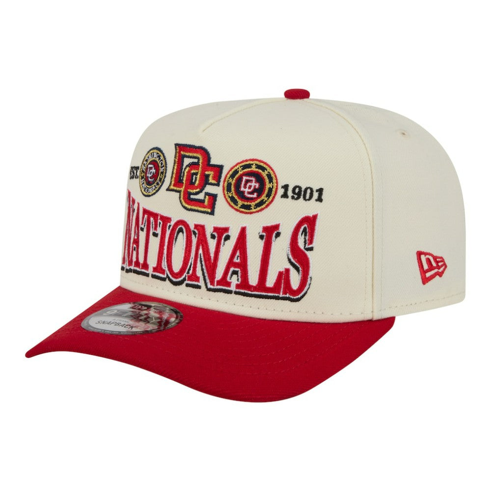 Washington Nationals New Era Throwback Tri-Hit A-Frame 9FIFTY Adjustable Hat - MLB