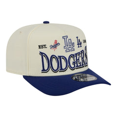 Los Angeles Dodgers New Era Throwback Tri-Hit A-Frame 9FIFTY Adjustable Hat - MLB