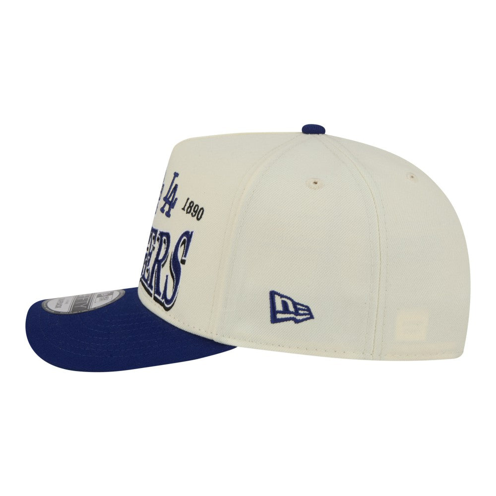 Los Angeles Dodgers New Era Throwback Tri-Hit A-Frame 9FIFTY Adjustable Hat - MLB