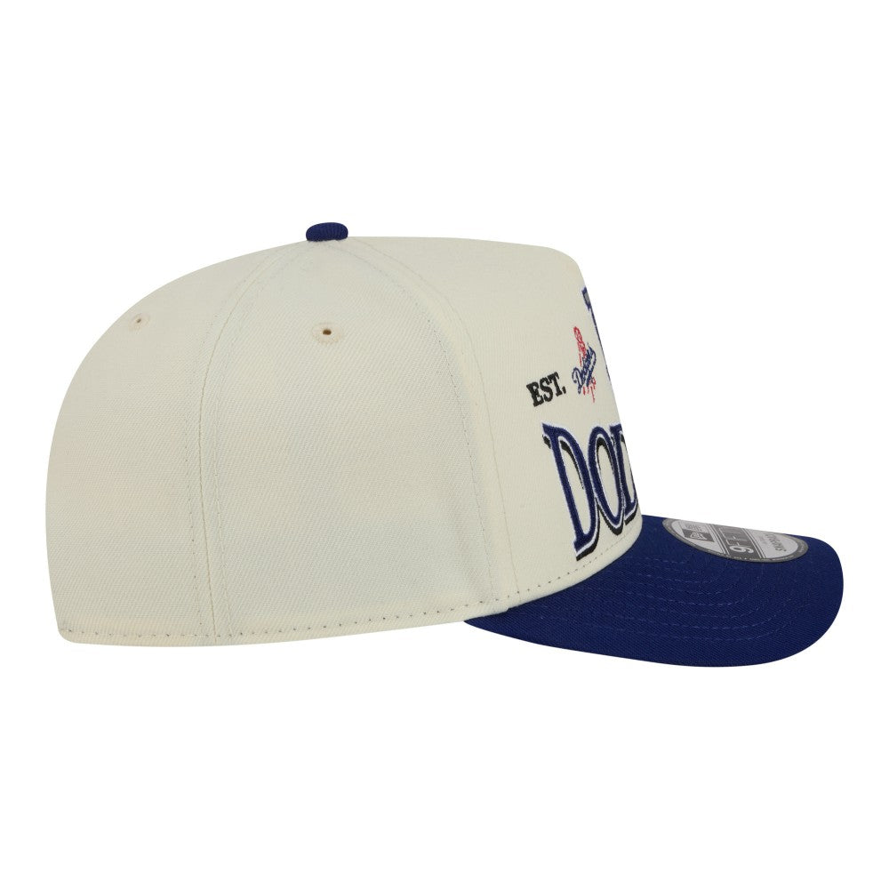 Los Angeles Dodgers New Era Throwback Tri-Hit A-Frame 9FIFTY Adjustable Hat - MLB