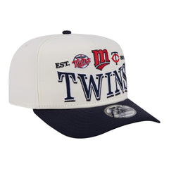 Minnesota Twins New Era Throwback Tri-Hit A-Frame 9FIFTY Adjustable Hat - MLB