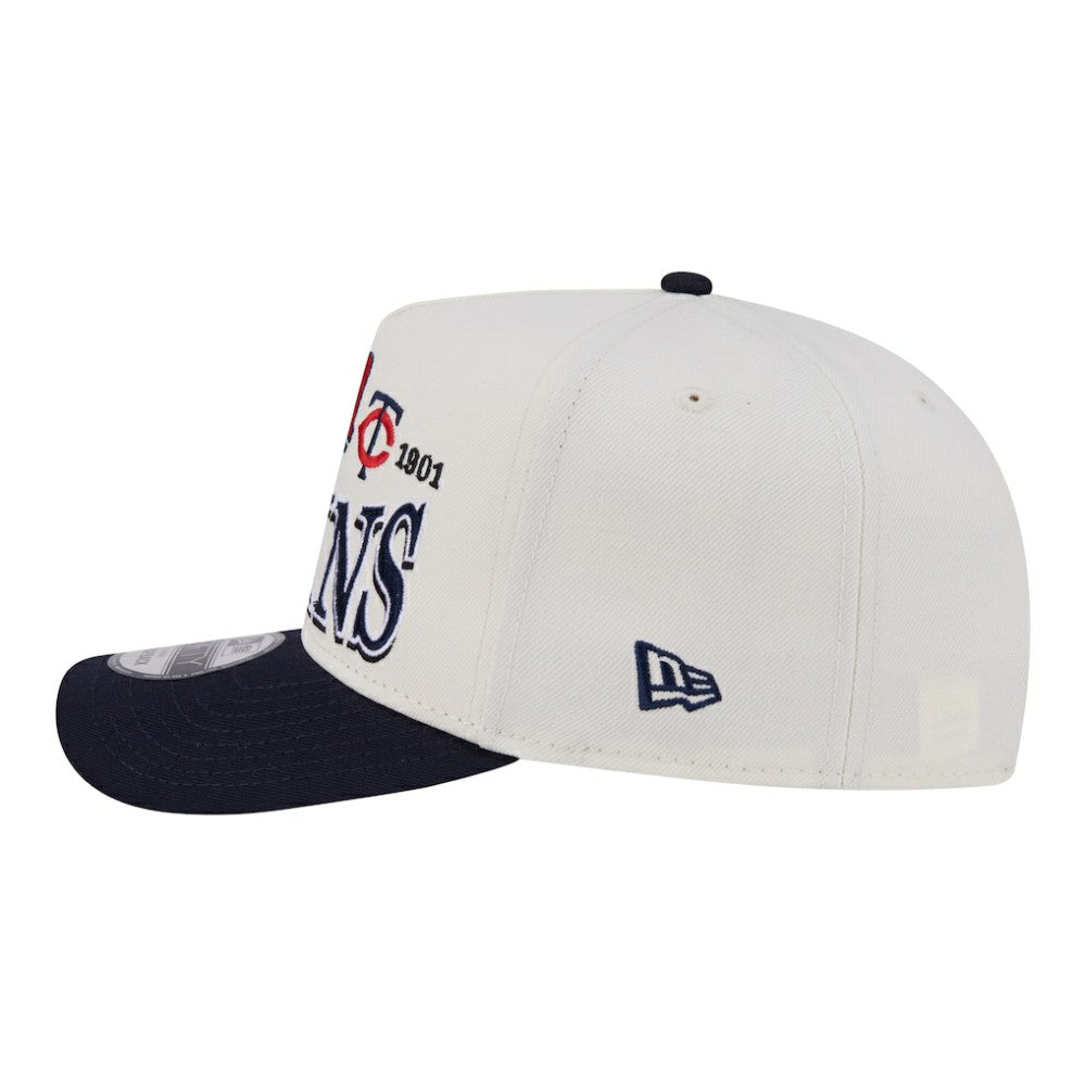 Minnesota Twins New Era Throwback Tri-Hit A-Frame 9FIFTY Adjustable Hat - MLB