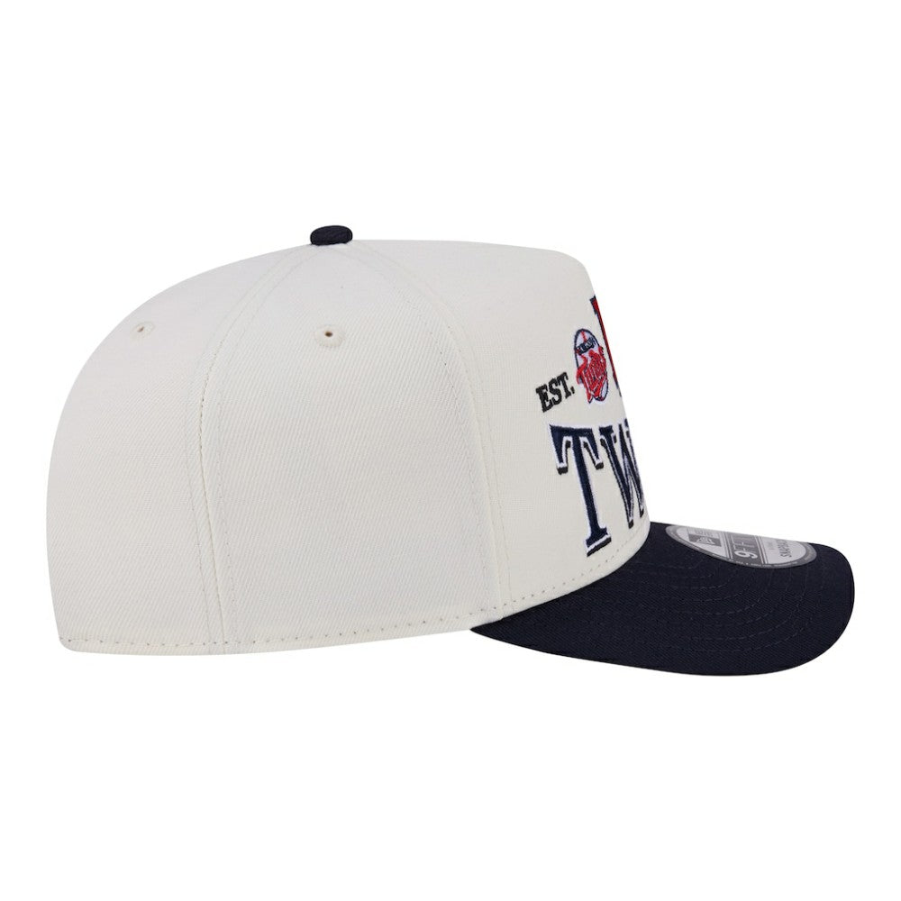 Minnesota Twins New Era Throwback Tri-Hit A-Frame 9FIFTY Adjustable Hat - MLB