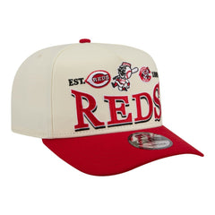 Cincinnati Reds New Era Throwback Tri-Hit A-Frame 9FIFTY Adjustable Hat - MLB