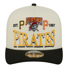 Pittsburgh Pirates New Era Throwback Tri-Hit A-Frame 9FIFTY Adjustable Hat - MLB