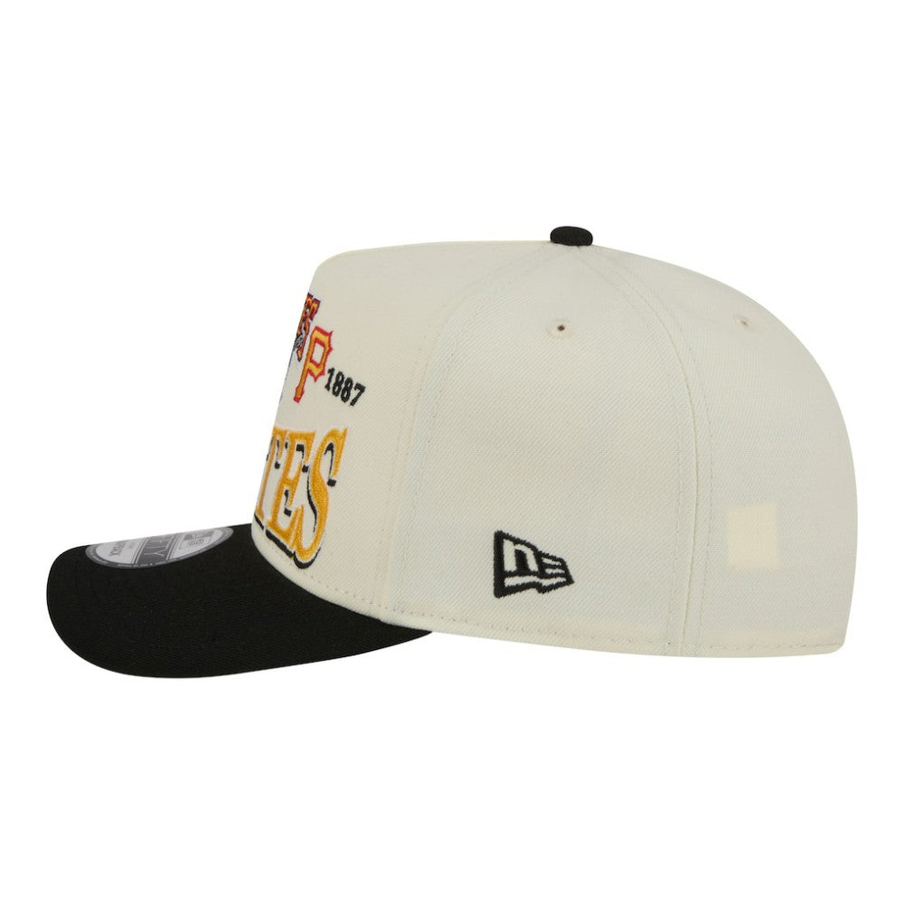 Pittsburgh Pirates New Era Throwback Tri-Hit A-Frame 9FIFTY Adjustable Hat - MLB