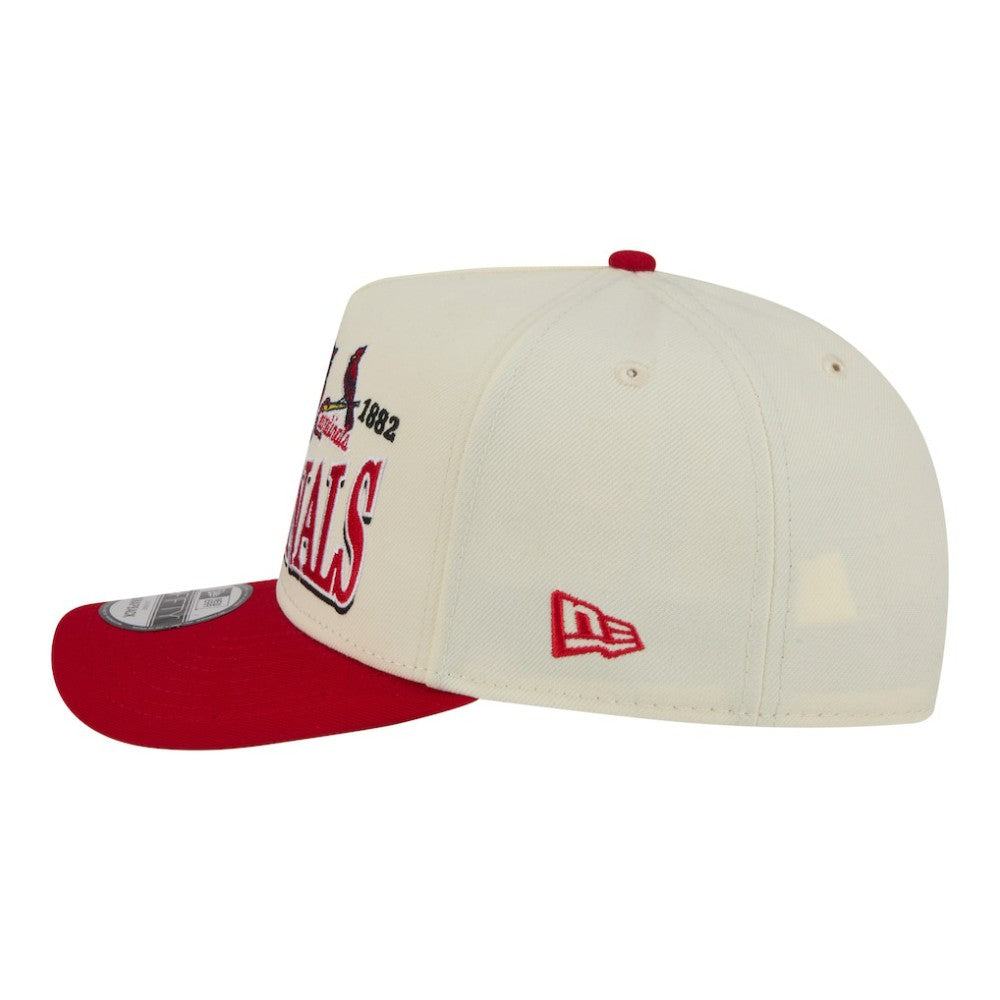 St. Louis Cardinals New Era Throwback Tri-Hit A-Frame 9FIFTY Adjustable Hat - MLB