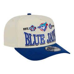 Toronto Blue Jays New Era Throwback Tri-Hit A-Frame 9FIFTY Adjustable Hat - MLB
