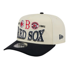 Boston Red Sox New Era Throwback Tri-Hit A-Frame 9FIFTY Adjustable Hat - MLB