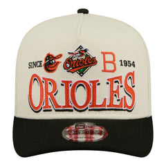 Baltimore Orioles New Era Throwback Tri-Hit A-Frame 9FIFTY Adjustable Hat - MLB