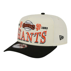 San Francisco Giants New Era Throwback Tri-Hit A-Frame 9FIFTY Adjustable Hat - MLB