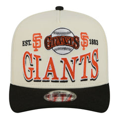 San Francisco Giants New Era Throwback Tri-Hit A-Frame 9FIFTY Adjustable Hat - MLB