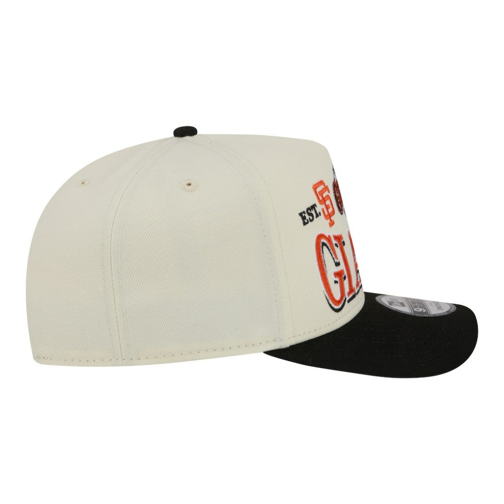 San Francisco Giants New Era Throwback Tri-Hit A-Frame 9FIFTY Adjustable Hat - MLB