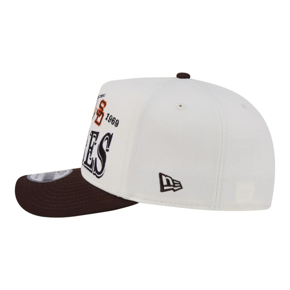 San Diego Padres New Era Throwback Tri-Hit A-Frame 9FIFTY Adjustable Hat - MLB