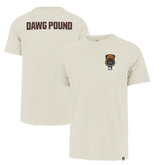 Cleveland Browns '47 Dawg Pound XL Backer Franklin T-Shirt Cream | 47 brand