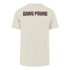 Cleveland Browns '47 Dawg Pound XL Backer Franklin T-Shirt Cream | 47 brand