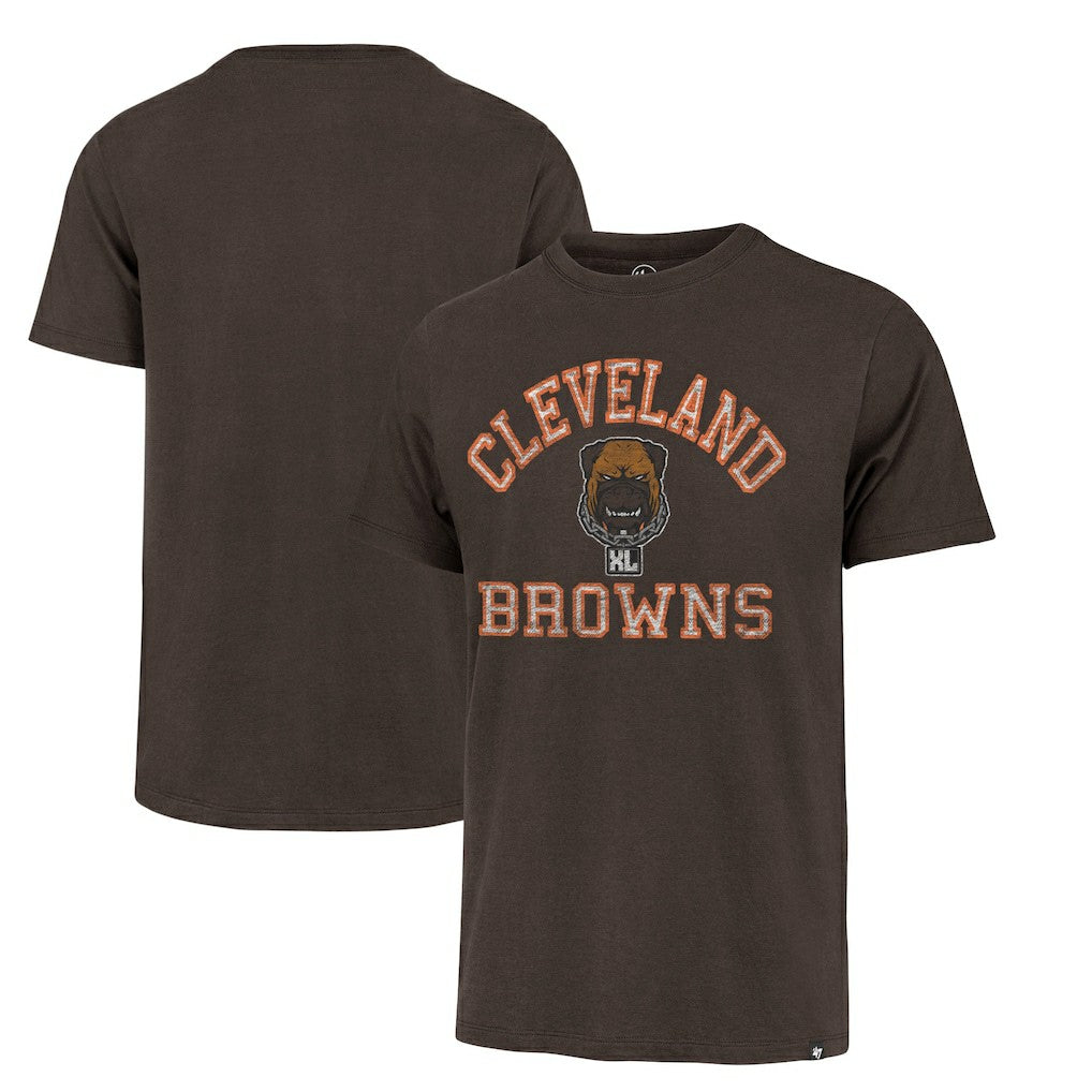 Cleveland Browns '47 Dawg Pound XL All Day Franklin T-Shirt Brown | 47 brand