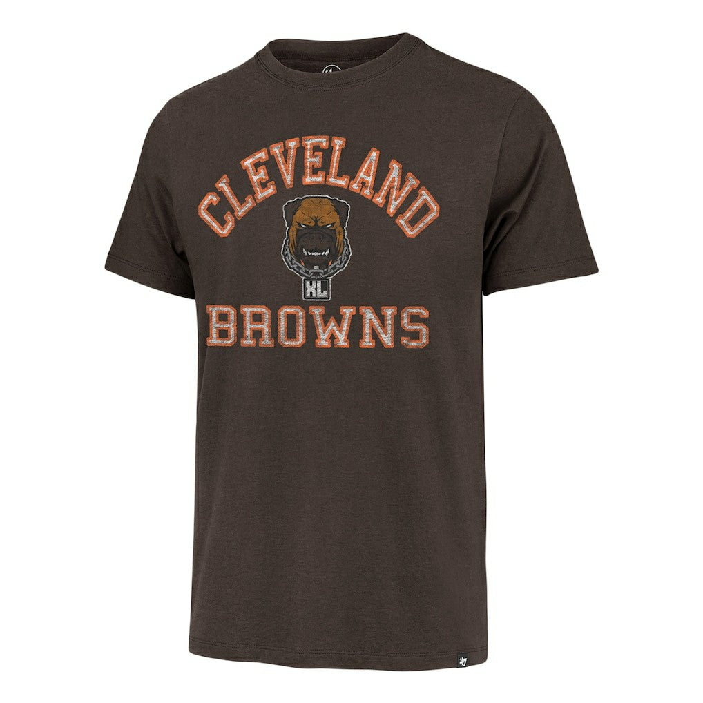 Cleveland Browns '47 Dawg Pound XL All Day Franklin T-Shirt Brown | 47 brand