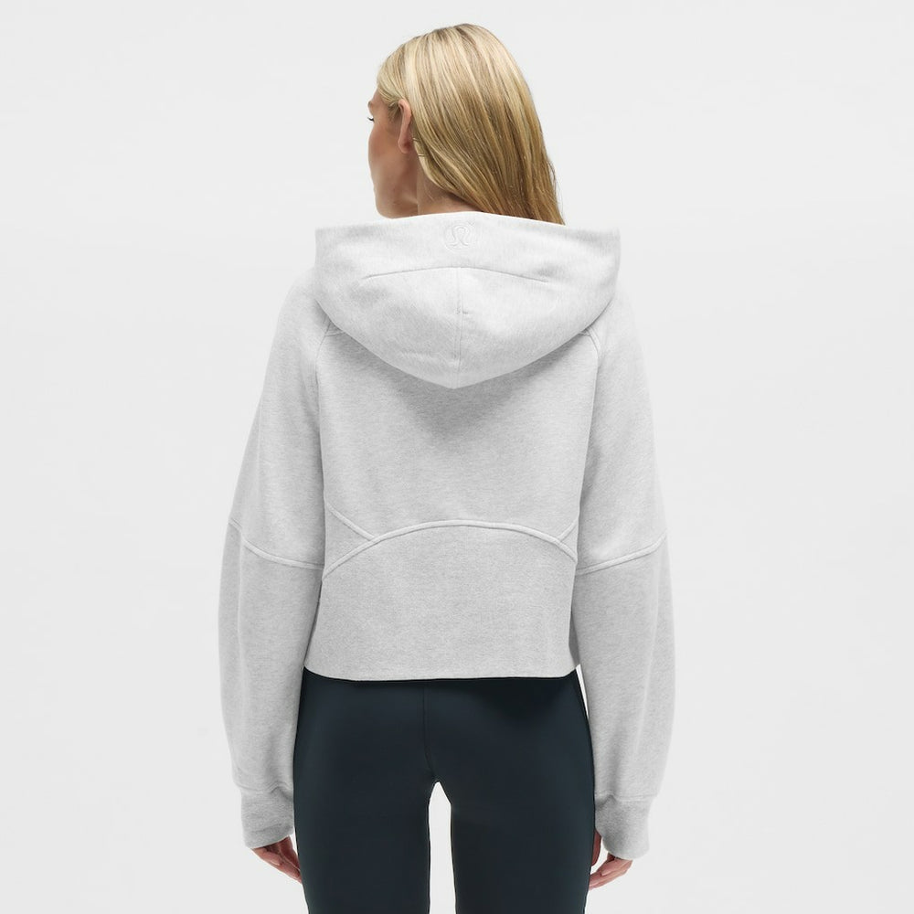 Baltimore Ravens lululemon Women's Scuba Oversized Half-Zip Hoodie Heathered Core Ultra Light Grey | NFL