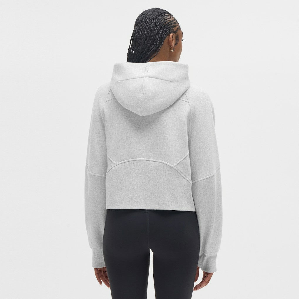 Miami Dolphins lululemon Women's Scuba Oversized Half-Zip Hoodie Heathered Core Ultra Light Grey | NFL