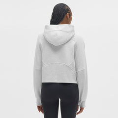 Miami Dolphins lululemon Women's Scuba Oversized Half-Zip Hoodie Heathered Core Ultra Light Grey | NFL