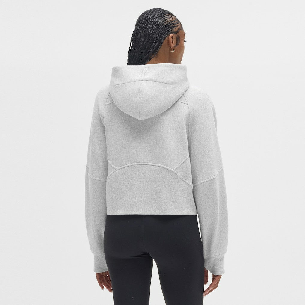 Philadelphia Eagles lululemon Women's Scuba Oversized Half-Zip Hoodie Heathered Core Ultra Light Grey | NFL