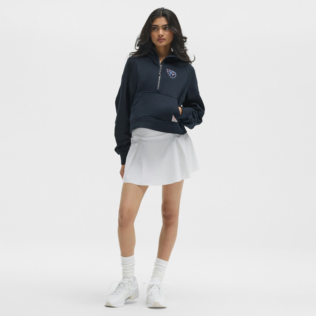 Tennessee Titans lululemon Women's Scuba Oversized Half-Zip Hoodie True Navy | NFL