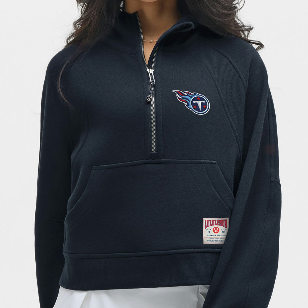 Tennessee Titans lululemon Women's Scuba Oversized Half-Zip Hoodie True Navy | NFL