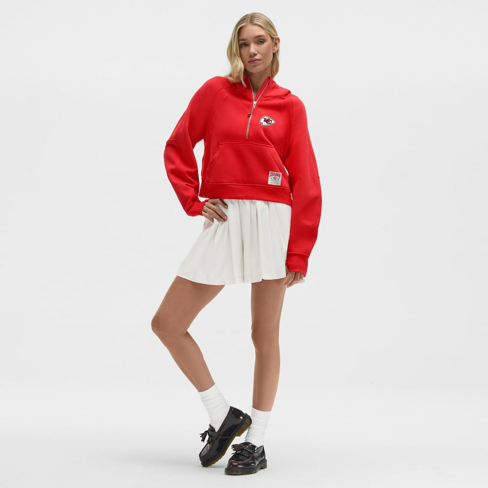 Kansas City Chiefs lululemon Women's Scuba Oversized Half-Zip Hoodie True Red | NFL