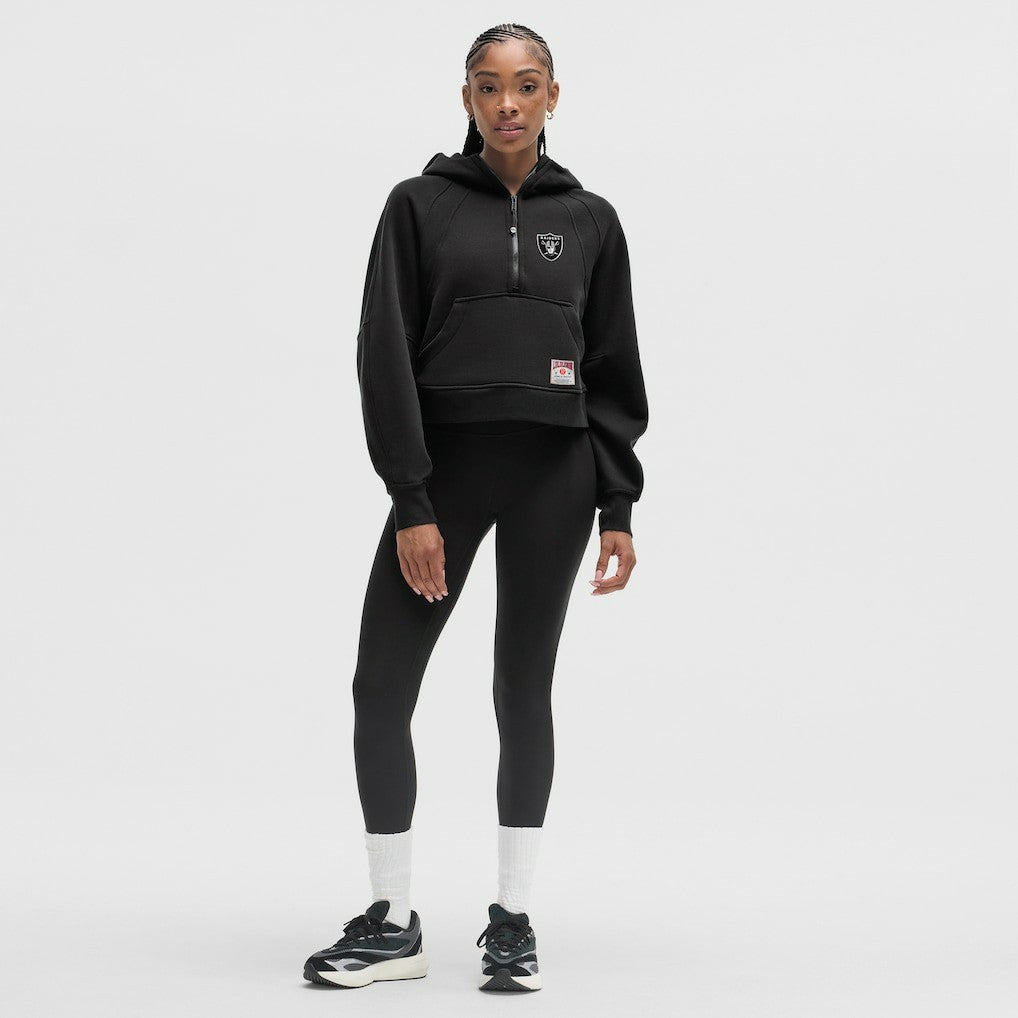 Las Vegas Raiders lululemon Women's Scuba Oversized Half-Zip Hoodie Black | NFL