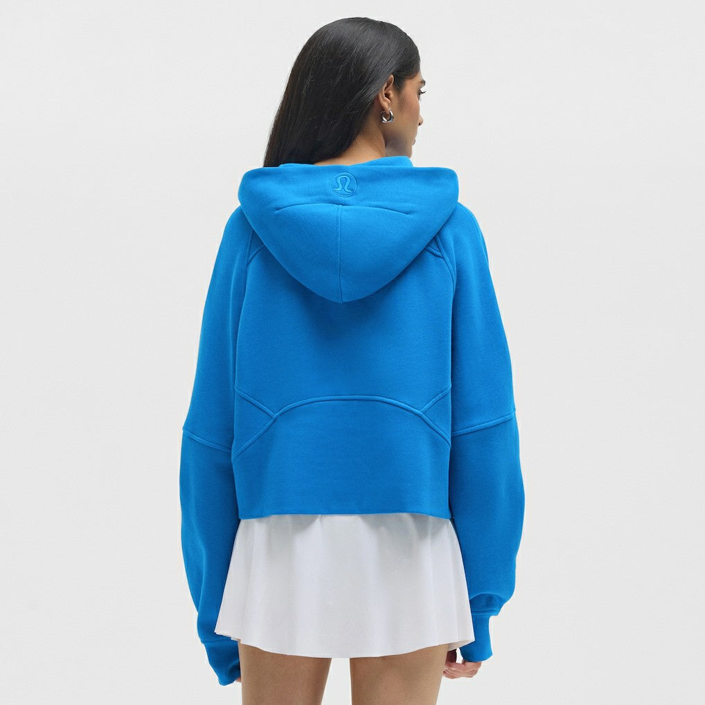 Los Angeles Chargers lululemon Women's Scuba Oversized Half-Zip Hoodie Beaming Blue | NFL