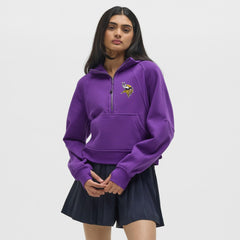 Minnesota Vikings lululemon Women's Scuba Oversized Half-Zip Hoodie College Purple | NFL
