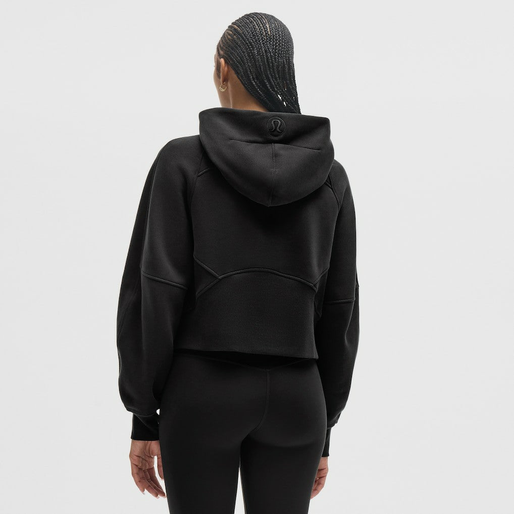 New Orleans Saints lululemon Women's Scuba Oversized Half-Zip Hoodie Black | NFL