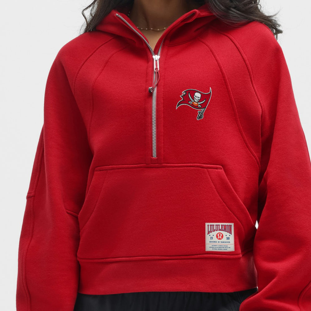 Tampa Bay Buccaneers lululemon Women's Scuba Oversized Half-Zip Hoodie College Crimson | NFL
