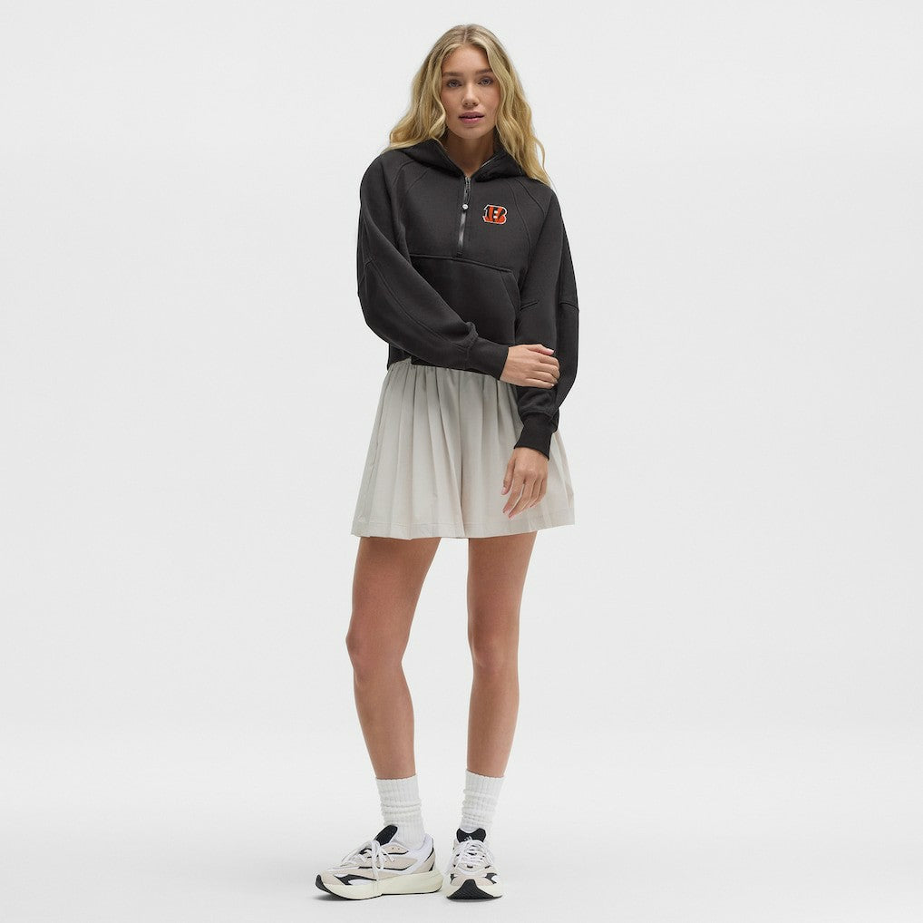 Cincinnati Bengals lululemon Women's Scuba Oversized Half-Zip Hoodie Black | NFL