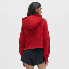 Atlanta Falcons lululemon Women's Scuba Oversized Half-Zip Hoodie College Crimson | NFL