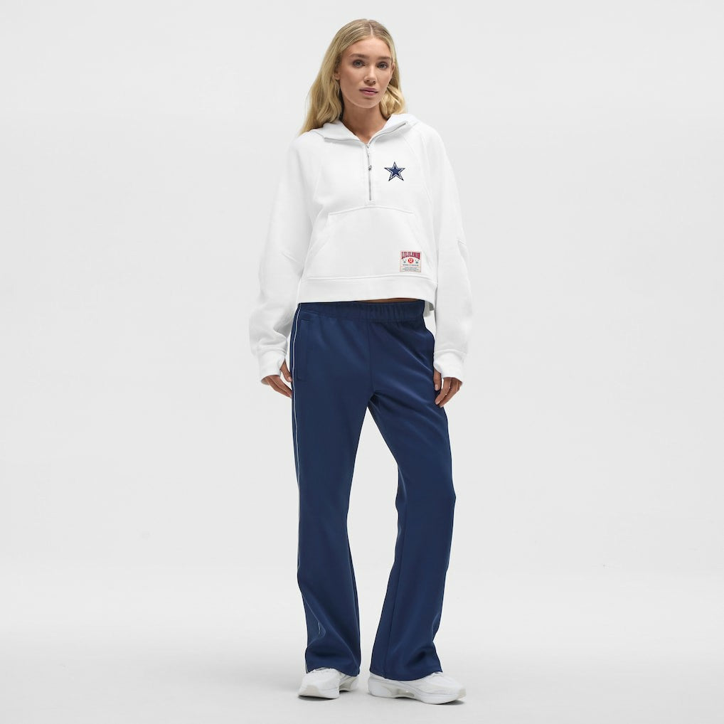 Dallas Cowboys lululemon Women's Scuba Oversized Half-Zip Hoodie White | NFL