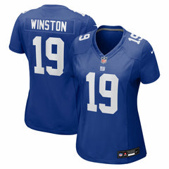 Jameis Winston New York Giants Women's Team Game Jersey Royal | Nike for Sale