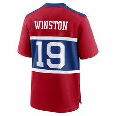 Jameis Winston New York Giants Alternate Game Jersey Century Red | Nike for Sale